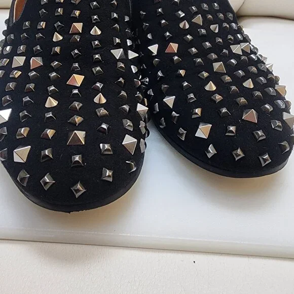 SAKS FIFTH AVENUE Men's Studded Dress Shoes - Size 9.5 - Picture 4 of 8